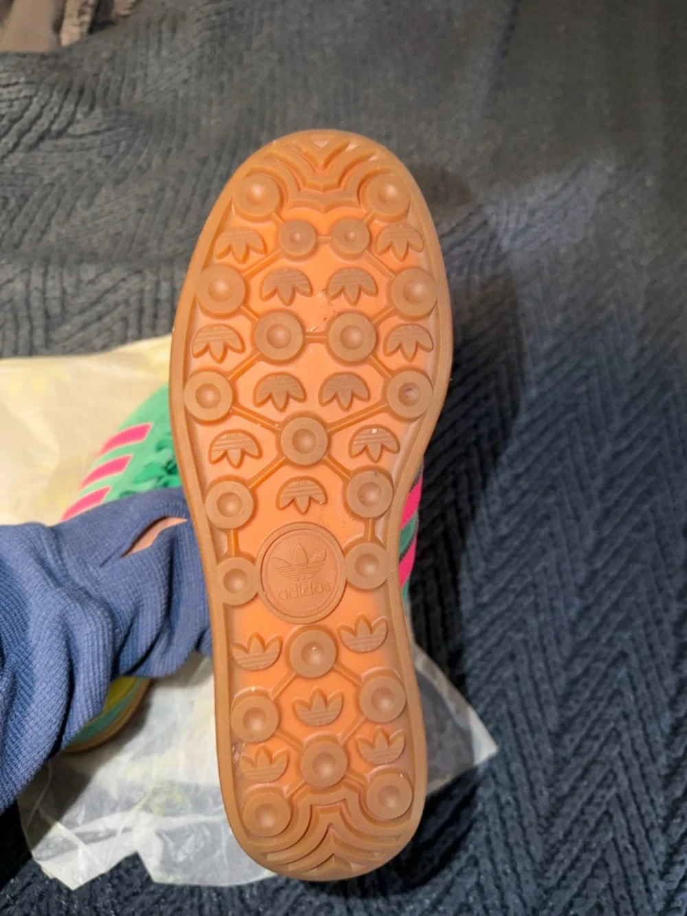 adidas Green Pink Yellow Women's Sneakers. - Picture 2 of 8